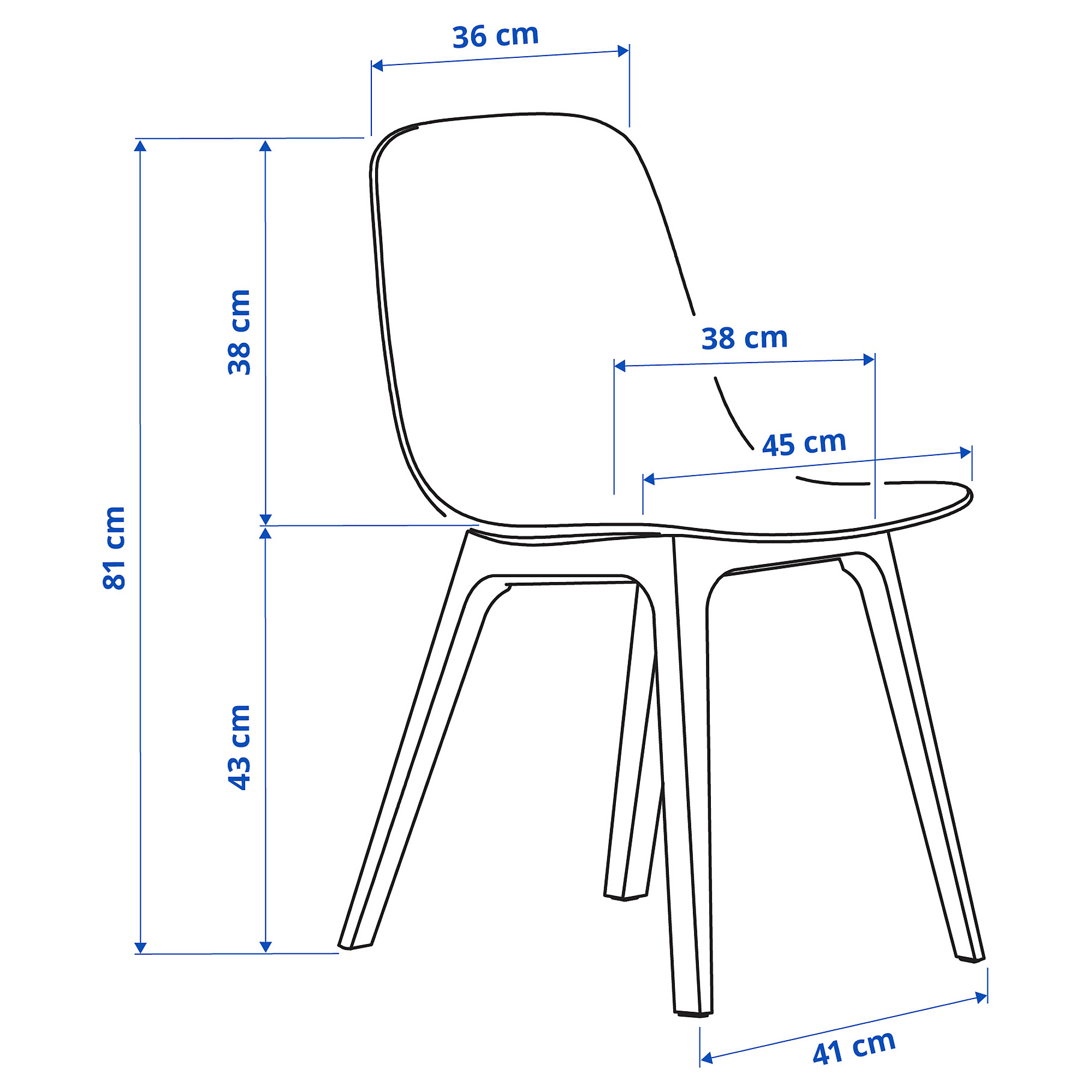 LISABO/ODGER table and 4 chairs