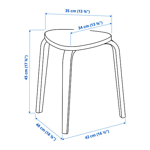 KYRRE - 椅凳, 樺木 | IKEA 線上購物 - PE798962_S4