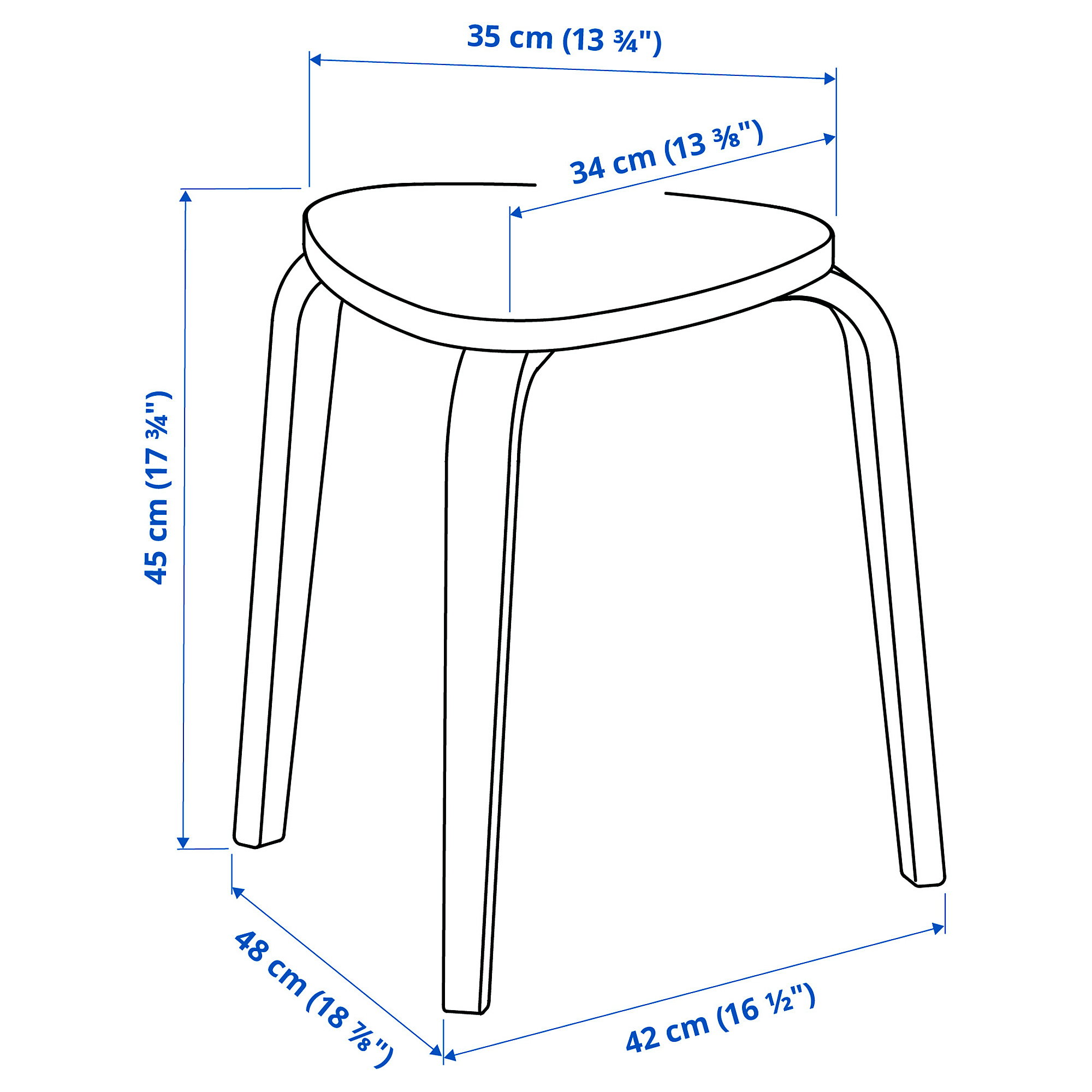 KYRRE stool