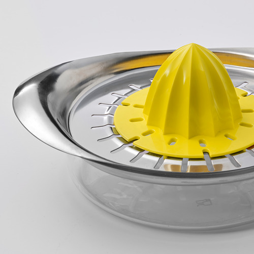 SPRITTA - 水果榨汁器, 透明/黃色 不鏽鋼材質 | IKEA 線上購物 - PE798971_S4
