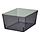 KUGGIS - 收納盒, 透明 黑色, 13x18x8 公分 | IKEA 線上購物 - PE923073_S1