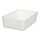 KUGGIS - 收納盒, 白色, 18x26x8 公分 | IKEA 線上購物 - PE923079_S1