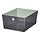 KUGGIS - 收納盒, 透明 黑色, 26x35x15 公分 | IKEA 線上購物 - PE923081_S1
