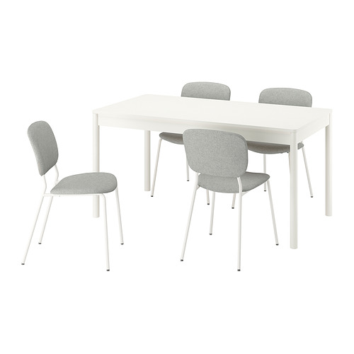 TONSTAD/VIHALS table and 4 chairs