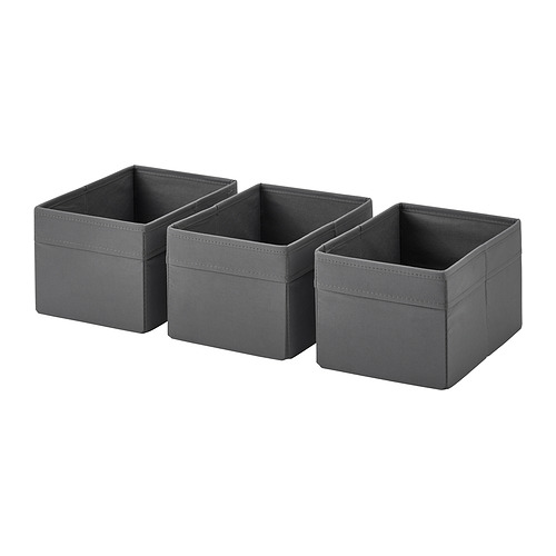 DRÖNA - 收納盒，深灰色，18x25x15 公分 | IKEA 線上購物 - E1021163_S4
