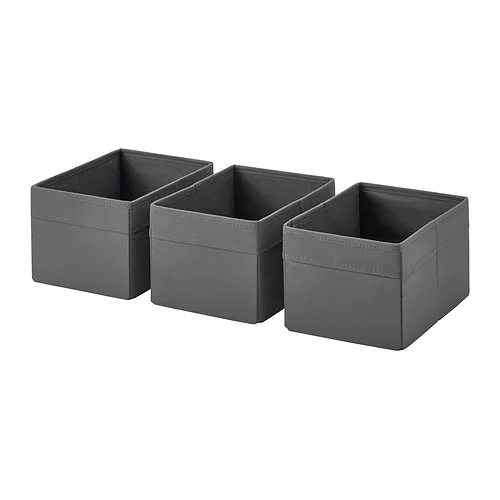 DRÖNA - 收納盒，深灰色，18x25x15 公分 | IKEA 線上購物 - E1021163_S4