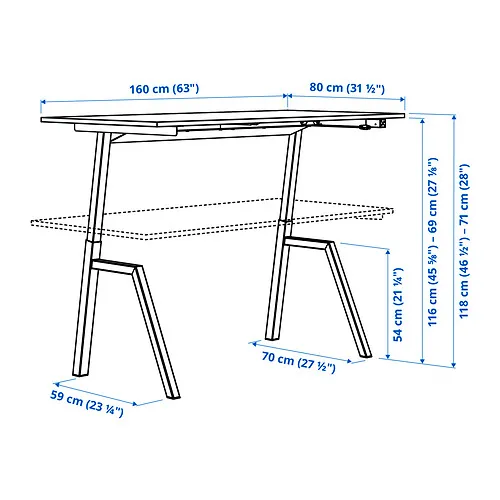 TROTTEN 升降式工作桌