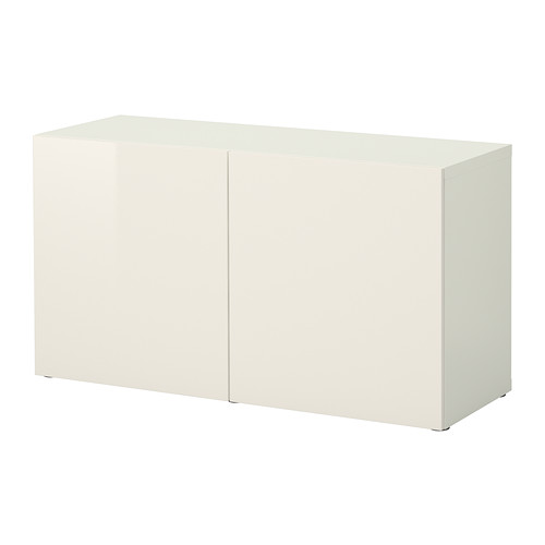 BESTÅ - shelf unit with doors, white/Selsviken high-gloss/white | IKEA Taiwan Online - PE387026_S4