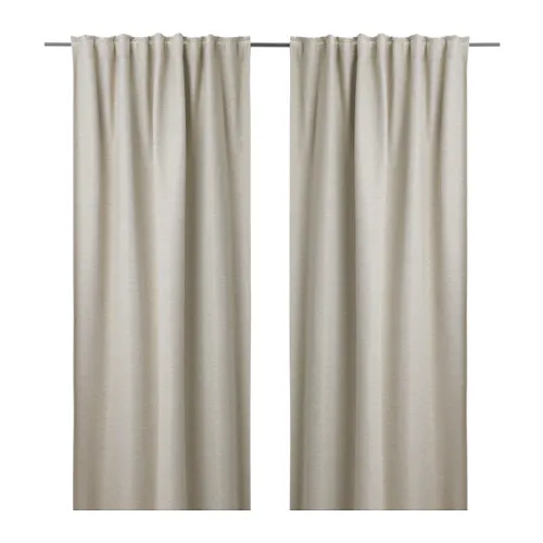 KALAMONDIN - 高度遮光窗簾 2件裝, 米色/含織帶, 145x250 公分 | IKEA 線上購物 - PE598198_S4