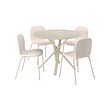 NORRMJÖLE/SKÅLSTA table and 4 chairs