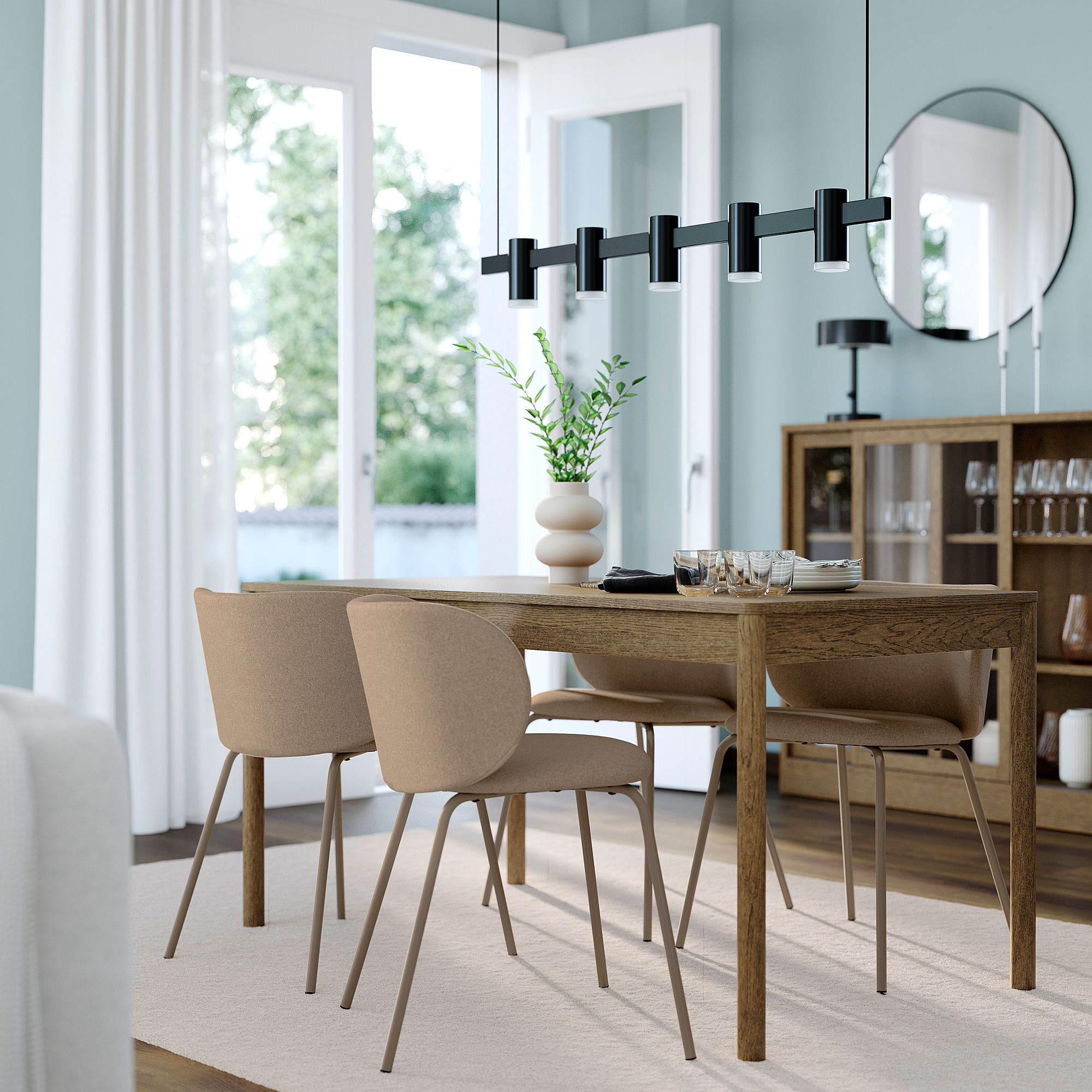 TONSTAD/KRYLBO table and 4 chairs