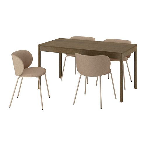 TONSTAD/KRYLBO table and 4 chairs