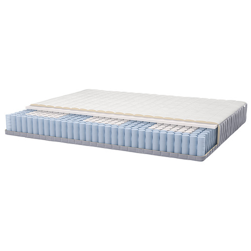 VALEVÅG - pocket sprung mattress, firm/light blue | IKEA Taiwan Online - PE843817_S4