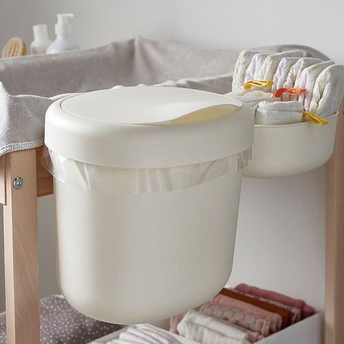 ÖNSKLIG - 尿布更換桌儲物籃 4件組, 白色 | IKEA 線上購物 - PE843820_S4