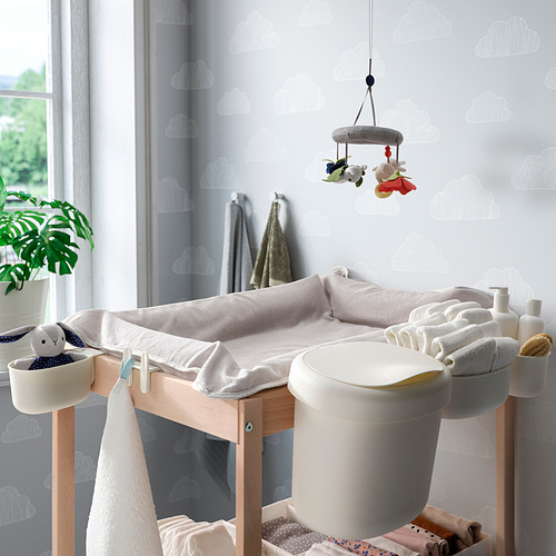 ÖNSKLIG - 尿布更換桌儲物籃 4件組, 白色 | IKEA 線上購物 - PE843819_S4