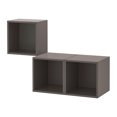 EKET - 上牆式收納櫃組合, 深灰色 | IKEA 線上購物 - PE745203_S4