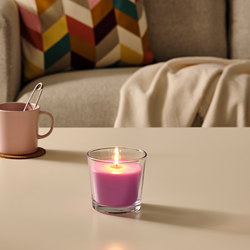 SINNLIG - 香氛杯狀蠟燭, 紅莓/紅色 | IKEA 線上購物 - PE699766_S3