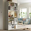 VIHALS shelving unit with 10 shelves