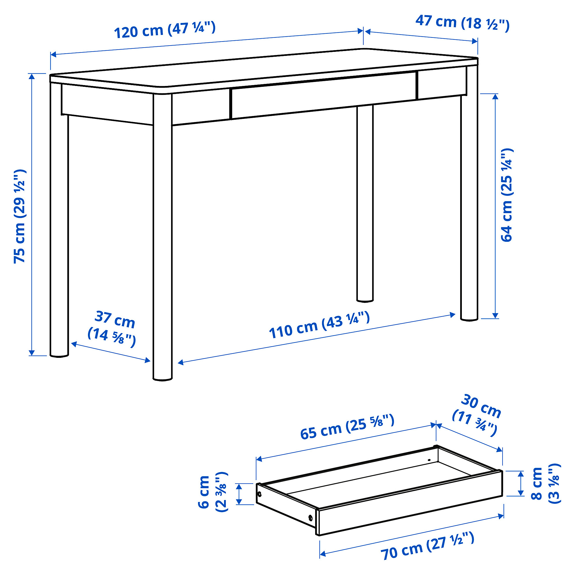 TONSTAD desk