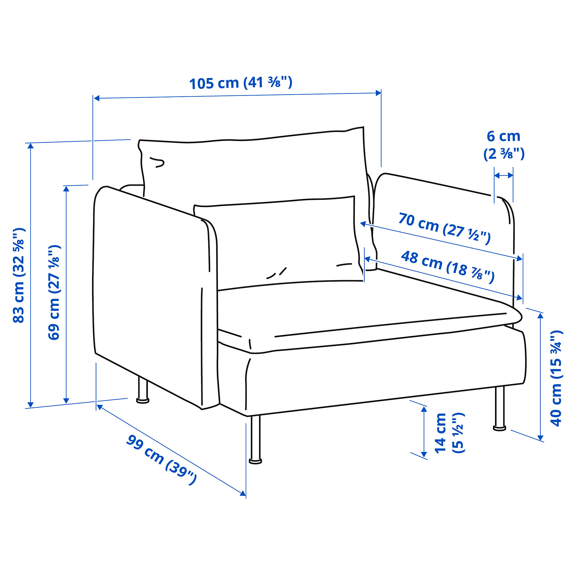 SÖDERHAMN armchair