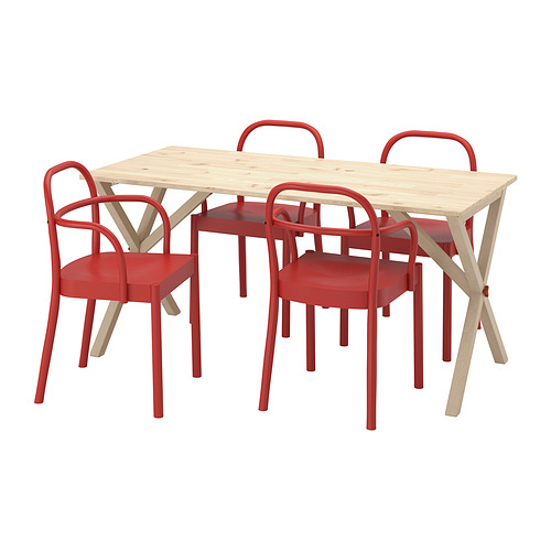 IKEA PS 2026/STOCKHOLM 2025 table and 4 chairs