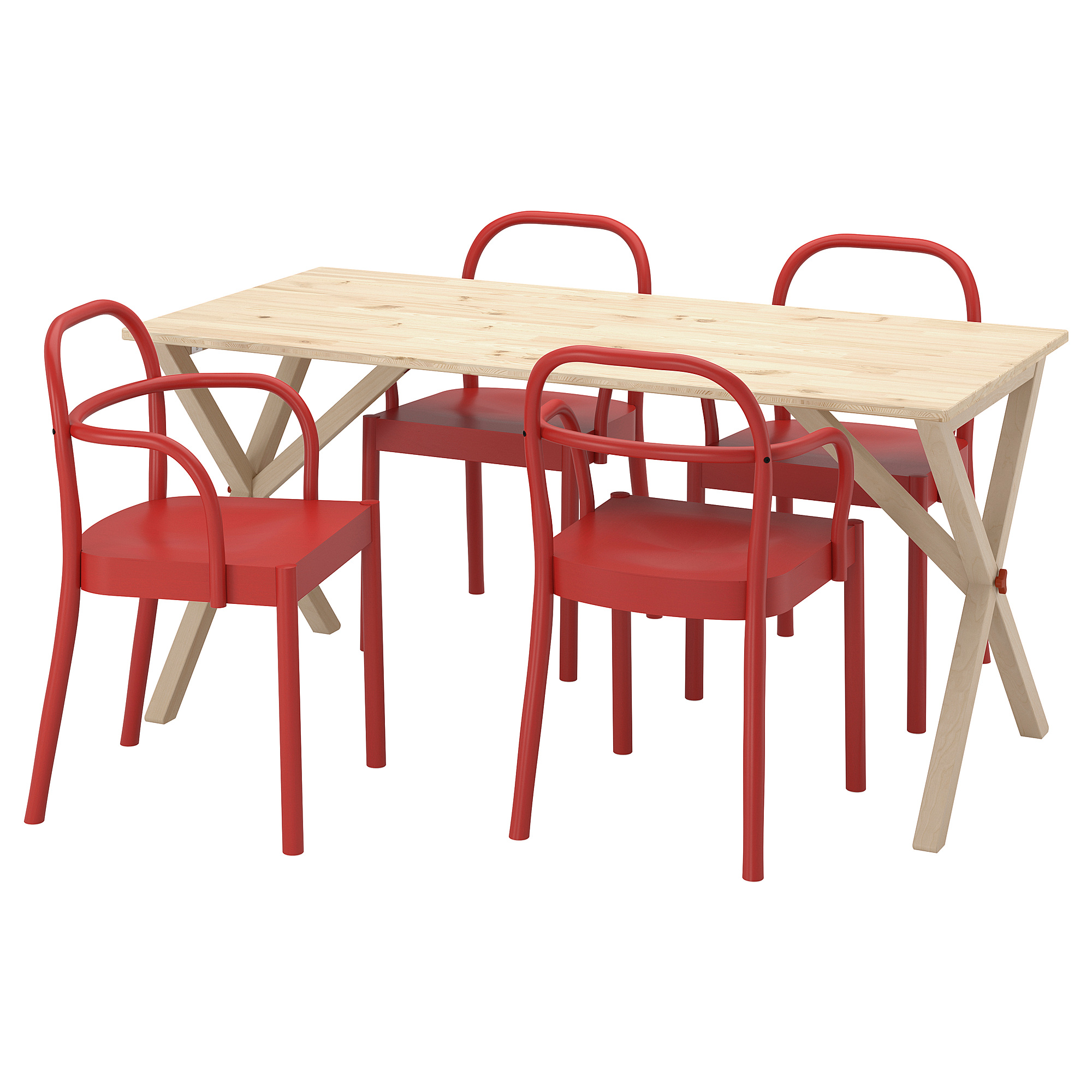 IKEA PS 2026/STOCKHOLM 2025 table and 4 chairs