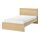 MALM - bed frame, high, white stained oak veneer | IKEA Taiwan Online - PE799346_S1