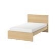 MALM - bed frame, high, white stained oak veneer | IKEA Taiwan Online - PE799346_S2 