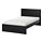 MALM - bed frame, high, black-brown/Lönset | IKEA Taiwan Online - PE799349_S1