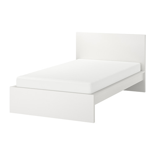 MALM - 單人加大床框 高床頭板, 白色/Luröy, 120x200 公分 | IKEA 線上購物 - PE799350_S4