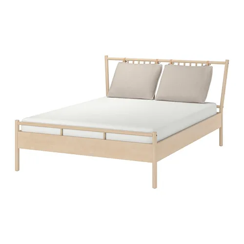 BJÖRKSNÄS - bed frame, birch/Lönset, 150x200 cm | IKEA Taiwan Online - PE799357_S4
