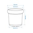 MÅBÄRSBUSKE plant pot