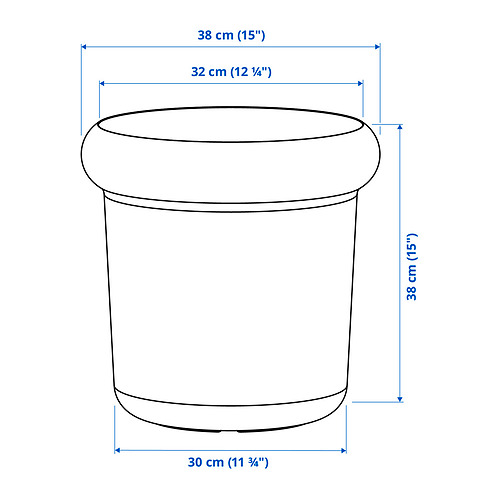 MÅBÄRSBUSKE plant pot