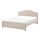 HAUGA - upholstered bed frame, Lofallet beige | IKEA Taiwan Online - PE781056_S1