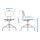 FJÄLLBO/KULLABERG/GULLHULT - desk and storage combination, and swivel chair black/pine | IKEA Taiwan Online - PE799392_S1
