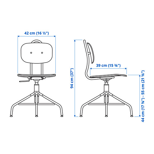FJÄLLBO/KULLABERG/GULLHULT - desk and storage combination, and swivel chair black/pine | IKEA Taiwan Online - PE799392_S4
