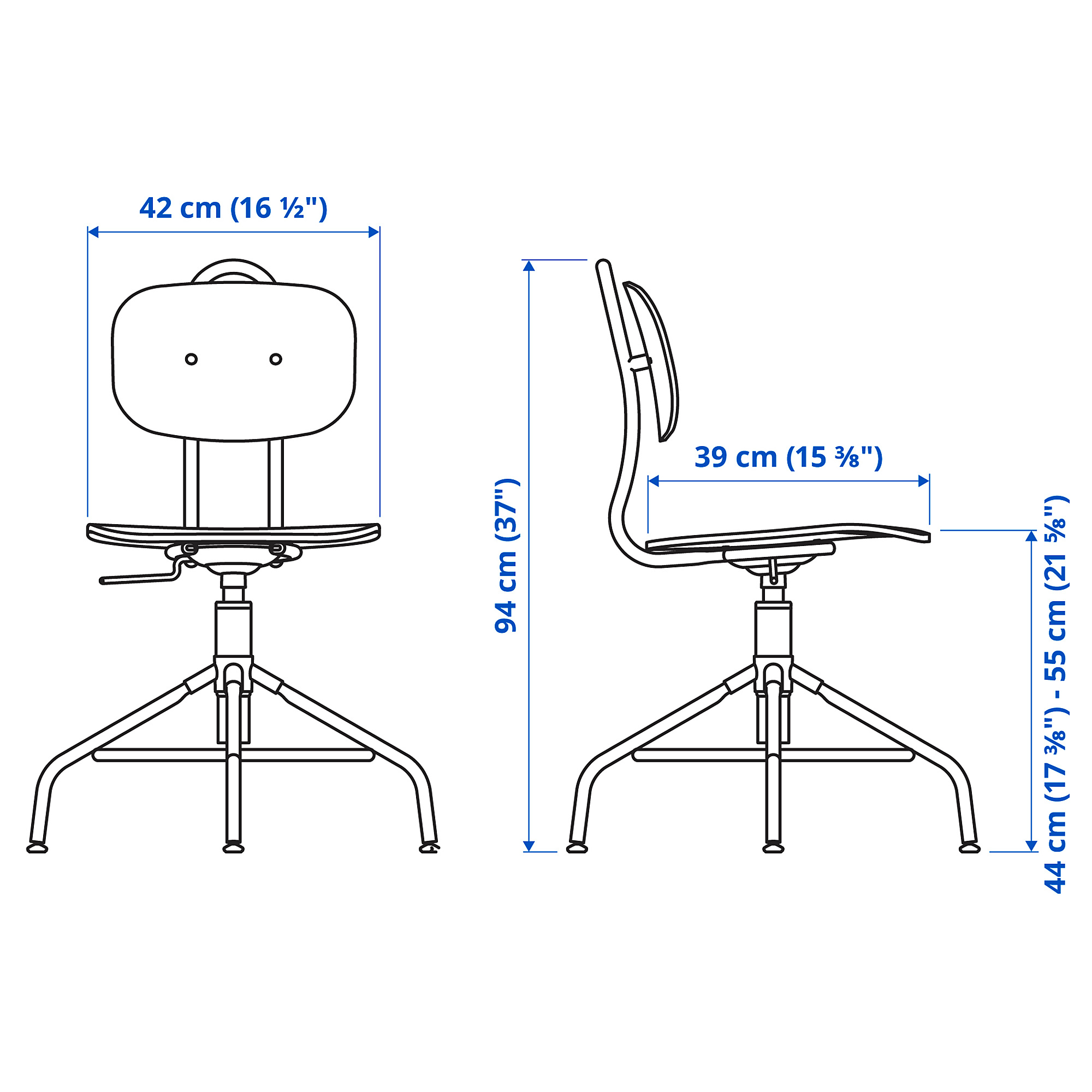 KULLABERG swivel chair