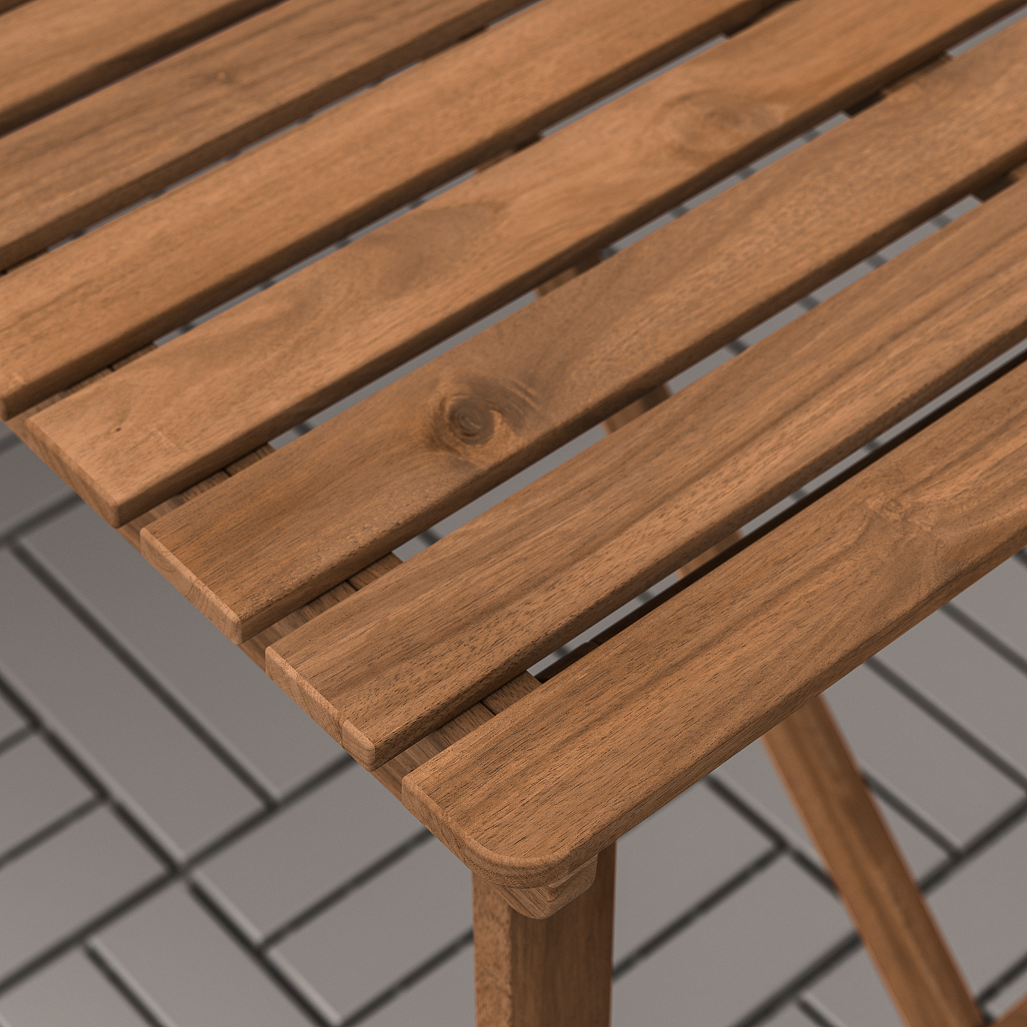 ASKHOLMEN table+4 folding chairs, outdoor