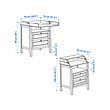 SUNDVIK changing table/chest of drawers