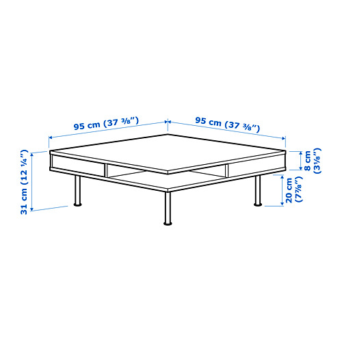TOFTERYD - coffee table, high-gloss white | IKEA Taiwan Online - PE745376_S4