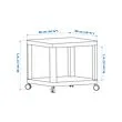 TINGBY side table on castors