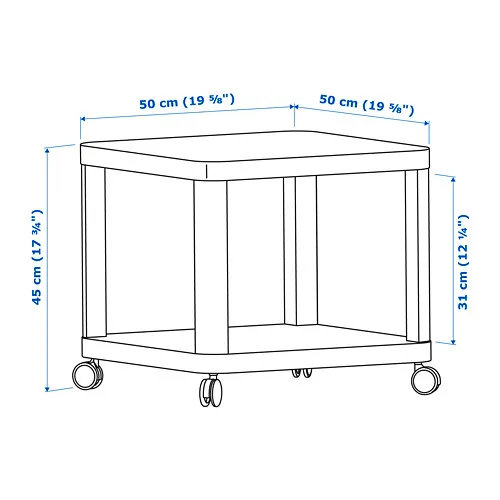 TINGBY side table on castors