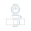 KILSVIKEN inset sink, 1 bowl