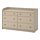 HAUGA - chest of 6 drawers, beige, 138x46x84 cm | IKEA Taiwan Online - PE799471_S1