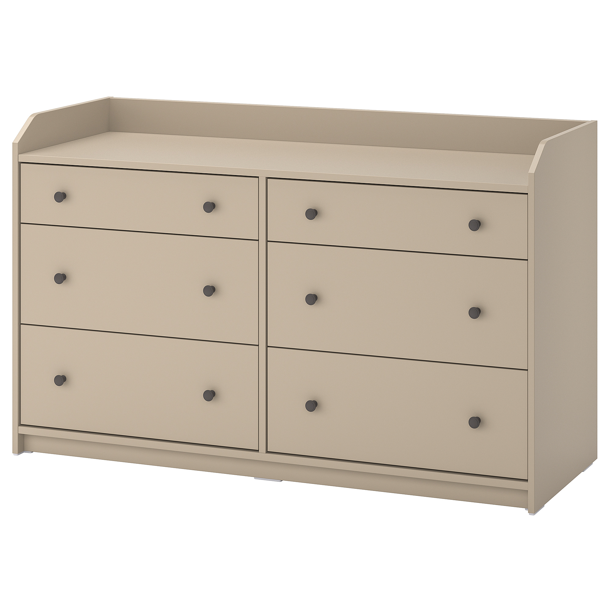 HAUGA chest of 6 drawers