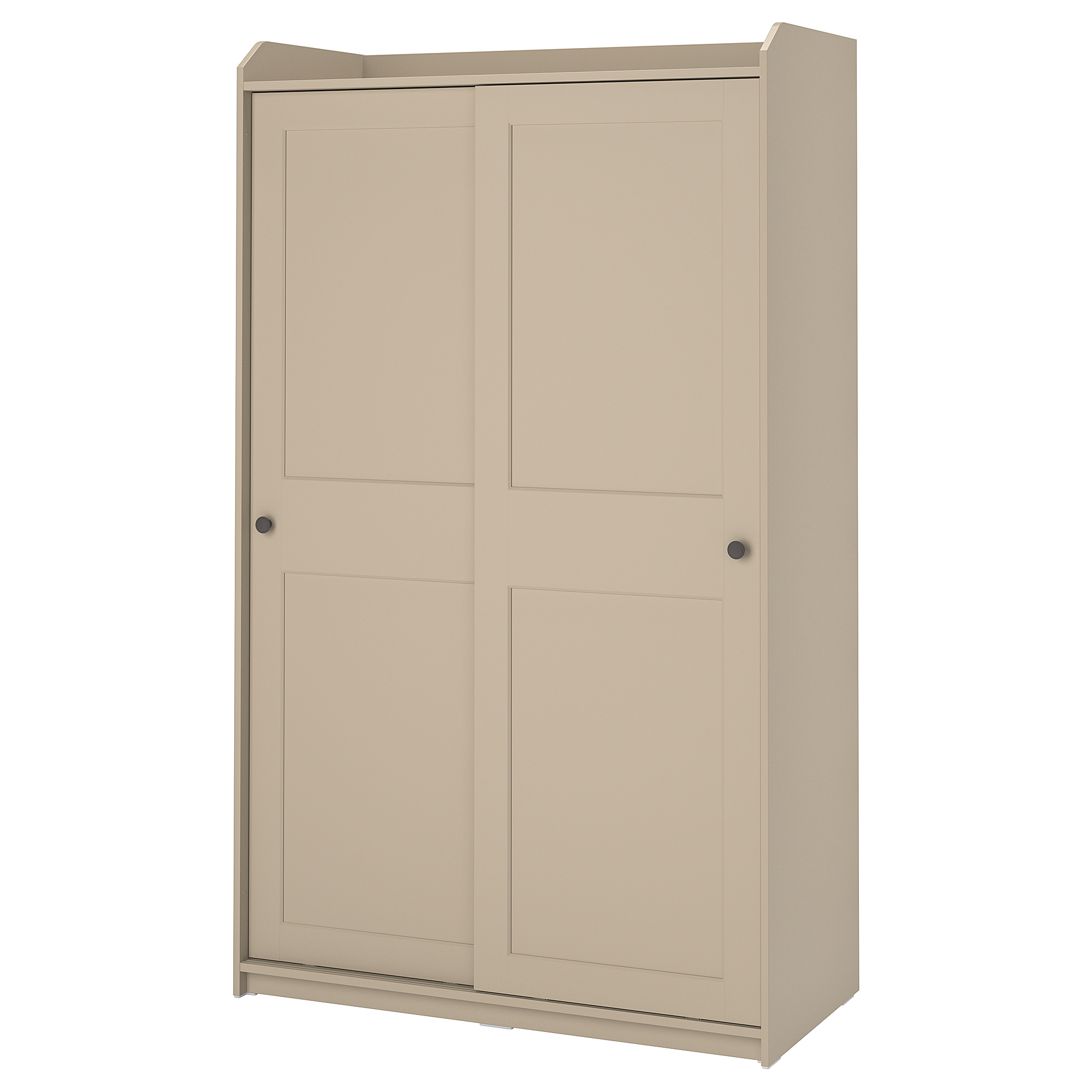 HAUGA wardrobe with sliding doors