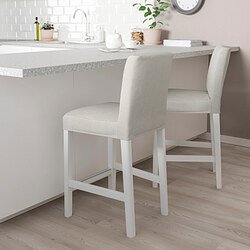 BERGMUND - 吧台椅附靠背, 白色/Inseros 白色 | IKEA 線上購物 - PE789245_S3