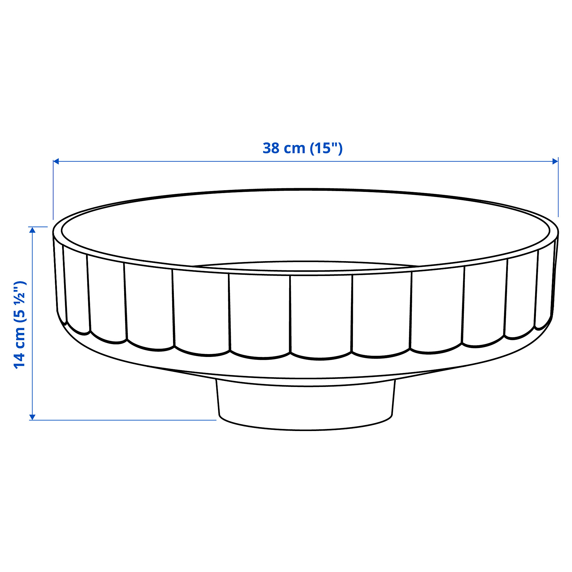 LERSJÖN countertop wash-basin w water trap