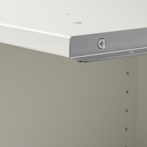 PAX add-on corner unit with 4 shelves