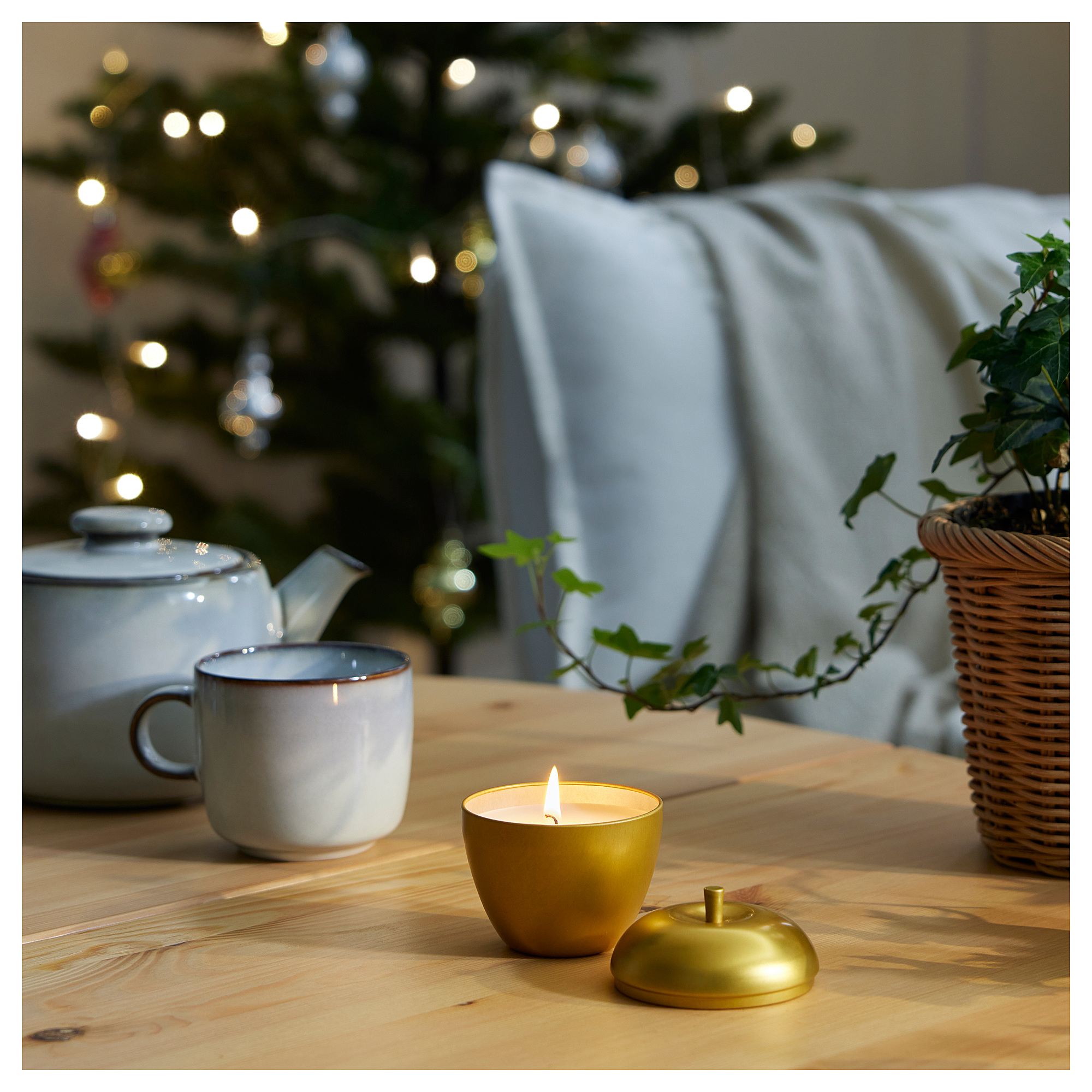 VINTERFINT scented candle in metal tin